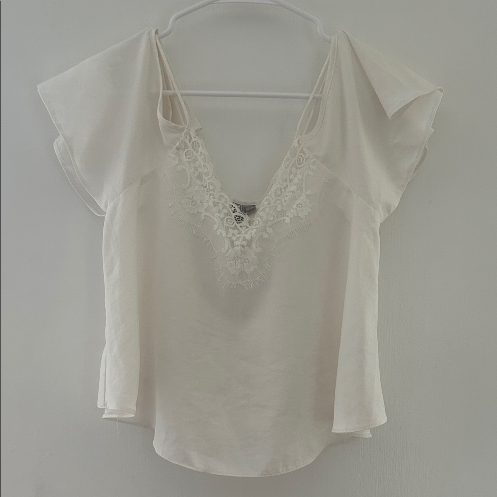 ASOS Cream Lace Detail Women's Blouse